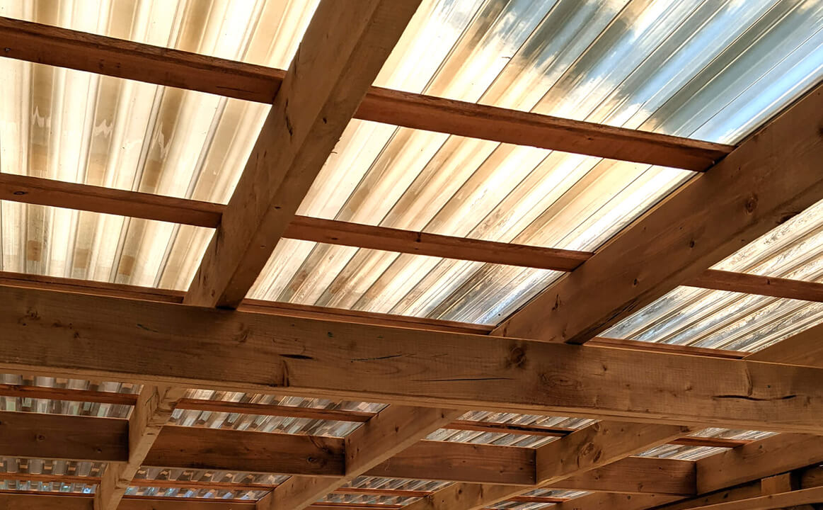 Panneau polycarbonate gazebo